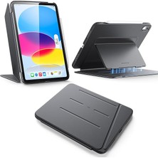 Altes Grup iPad 11. Nesil (A16) Kılıf, iPad 11./10. Nesil (2025/2022) Kılıf, Dikey Destek Kapağı, Çoklu Destek Açıları, Ultra Kararlı Kapak, Çevirme Serisi, Siyah