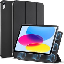 Altes Grup iPad A16 Için 11./10. Nesil Kapak (2025/2022, 10.9 Inç), Kullanışlı Manyetik Kılıf, Iki Yönlü Trifold Stand, Hafif Koruma, Otomatik Uyku/uyanma, Ipeksi Pürüzsüz Kapak, Ribaund Serisi, Siyah