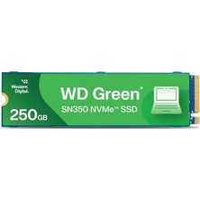 Altes Grup Digital 250GB Wd Yeşil SN350 Nvme Dahili SSD Katı Hal Sürücüsü - Gen3 Pcıe, M.2 2280, 2.400 Mb/s'ye Kadar - WDS250G2G0C