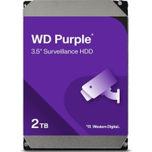 Altes Grup Digital 2tb Wd Mor Gözetim Dahili Sabit Disk HDD - Sata 6 Gb/s, 64 MB Önbellek, 3.5" - WD23PURZ