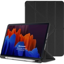 Altes Grup Samsung Galaxy Tab S10 Ultra X920 Kılıf Origami Pencil Siyah [galaxy Tab S10 Ultra X920 ile Uyumlu Kılıf - Siyah]