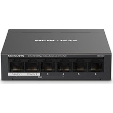 Altes Grup MS106LP, 6-Port 10/100MBPS Desktop Switch With 4-Port Poe+