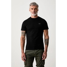 Guess Textured Erkek Slim Fit T-Shirt