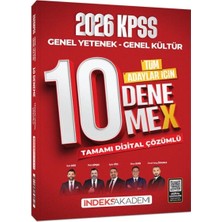 İndeks Akademi Yayıncılık Indeks Akademi 2026 Kpss Genel Yetenek Genel Kültür 10 Denemex Çözümlü