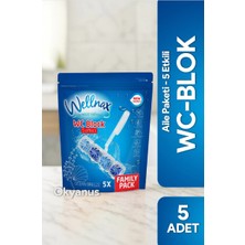 Wellnax Breeze Refresh Wellnaz Wc Blok 5'li Aile Paketi Okyanus Esintisi