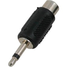 Tenon 1 Rca Dişi - 3.5mm Mono Erkek Çevirici (10'lu Paket)