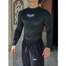 Liber Batman - Uzun Kollu Compression Tshirt
