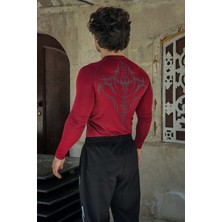 Liber Cyber Bones - Uzun Kollu Compression Tshirt