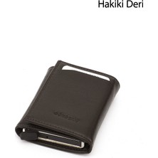 Gönderi(r) Kadın Kahverengi  Hakiki Deri Mekanizmalı Cüzdan