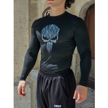 Liber Punisher - Uzun Kollu Compression Tshirt