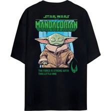Rapal Wear Mandalorian Baskılı Özel Tasarım Unisex T-Shirt