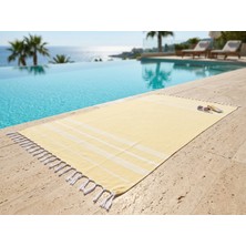 Ludia Ludıa %100 Pamuklu Çok Amaçlı Peştemal 95X190 cm Plaj, Banyo Havlusu