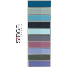 Sibga Tasarım 10 Renk 200 Yaprak Renkli Postit Sticker Yapışkanlı Not Kağıdı Post It