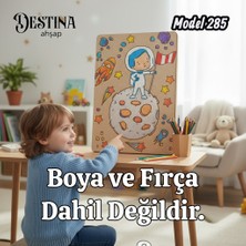 Destina Ahşap Mandala Boyama Seti-Ekonomik Seri- Eko Model 285