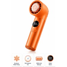 XBeam Premium Turbo El Fanı Buzlanan Metal Başlıklı 100 Kademe Hız Ayarlı 3000 Mah