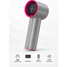 XBeam Dijital Ekranlı 100 Kademeli Turbo Vantilatör Şarjlı El Fanı 1200 Mah Taşınabilir