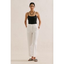Manuka KLASİK STRAIGHT PANTOLON EKRU