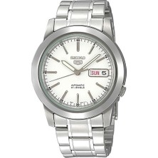 Seiko Snke49J Erkek Kol Saati Otomatik Çelik Kasa 5 ATM Suya Dayanıklı Beyaz Kadran