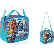 Zenwaya Store Kids Beslenme Çantası, Motocross, Pvc