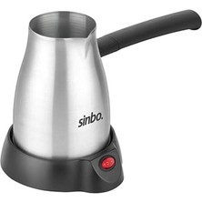 Sinbo SCM-2967 Inox Elektrikli Cezve – 6 Fincan Kapasiteli, Paslanmaz Gövdeli Türk Kahve Makine