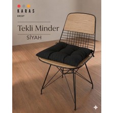 KARAS AHŞAP Tekstil Modern Tekli Sandalye Minderi 1 Adet (40X40 Cm)