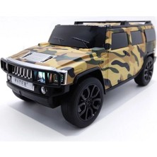 Tastech Hummer Jeep Görünümlü Bluetooth Speaker Sd Kart USB Fm Radyolu Şarjlı Taşınabilir Kablosuz Hoparlör-Yeşil