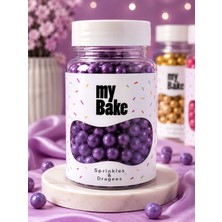 My Bake 8 mm Mor Draje Şeker – Pasta ve Tatlı Süsleme Şekeri