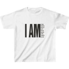 Çocuk Baskılı T-Shirt - Beyaz