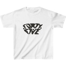 Çocuk Baskılı T-Shirt - Beyaz