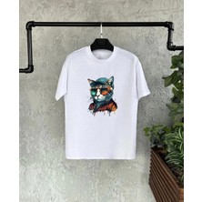 Çocuk Baskılı T-Shirt - Beyaz