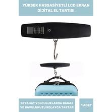 Premini Dijital Seyahat Ağırlık Ölçer, Taşınabilir ve Çok Amaçlı Bagaj Tartısı