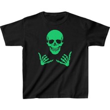 Baskılı T-Shirt - Siyah