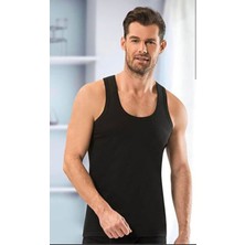 Erka Mora Fit Erkek Siyah Rambo Atlet 3'lü Paket Esnek ve Nefes Alabilir Spor Atlet