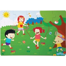 NW NessiWorld CS-1276 Ilkbahar Ahşap Yer Puzzle