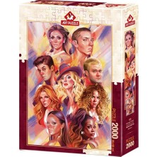 NW NessiWorld 5474 Art Puzzle Dünya Müzik Starları 2000 Parça Puzzle