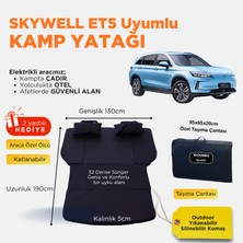 Woinbo Skywell Et5 Uyumlu Araç Kamp Yatağı (Taşıma Çantalı & 2 Yastık Hediyeli)