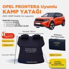 Woinbo Opel Frontera Uyumlu Araç Kamp Yatağı (Taşıma Çantalı & 2 Yastık Hediyeli)