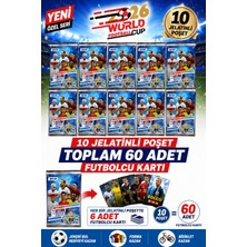 Emrah Gültekin World Football Cup Futbolcu Kartı 10 Jelatinli Poşet 60 Adet Koleksiyon Kartı Özel Seri