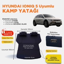 Woinbo Hyundaı Ionıq5 Uyumlu Araç Kamp Yatağı (Taşıma Çantalı & 2 Yastık Hediyeli)