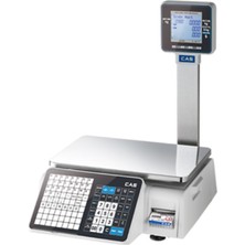 Cas CL3000 30KG 202DPI Direkt Termal Ethernet LCD Ekran Boyunlu Barkodlu Terazi