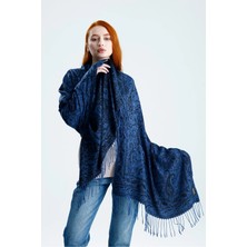 Chale Shine Serisi Pashmina Omuz Şalı - Premium Dokuma Çift Taraflı Pashmina Omuz Şalı