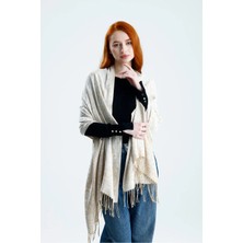 Chale Shine Serisi Pashmina Omuz Şalı - Premium Dokuma Çift Taraflı Pashmina Omuz Şalı