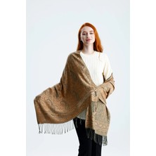 Chale Shine Serisi Pashmina Omuz Şalı - Premium Dokuma Çift Taraflı Pashmina Omuz Şalı