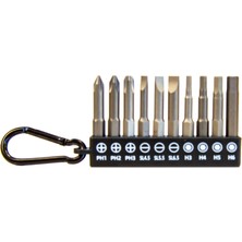 10 Parça 50MM S2 Manyetik Bits Seti - A Grubu