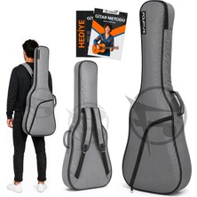 Fourtune Luca Gri Klasik Gitar Çantası Gigbag Kalın (Soft Case)