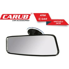 Carub Dikiz Aynası Ayna Iç Ilave Vantuzlu 24CM