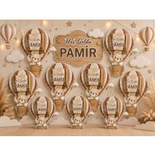 Burc Design Gift Ayıcıklı Uçan Balon Madlen Çikolata / 12 Adet
