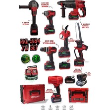 Retools RKL-9184 Profesyonel 7'li Şarjlı Set