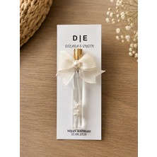Burc Design Gift Kişiye Özel Düğün Nikah Nişan Hatırası Kolonya Şişesi / 15 Adet