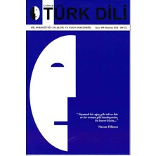 Dergi Kapında Çağdaş Türk Dili Dergisi 460.SAYI Haziran 2026